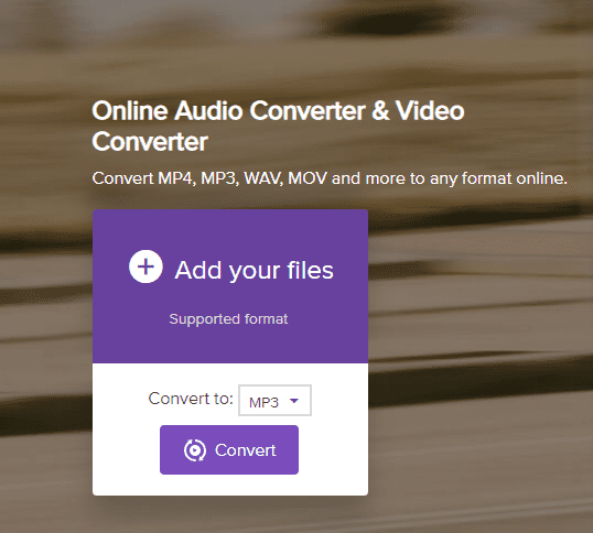 Free online video converter