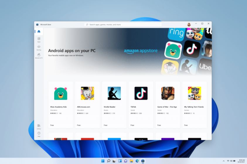 Windows 11 will run Android apps thanks to Amazon and Intel