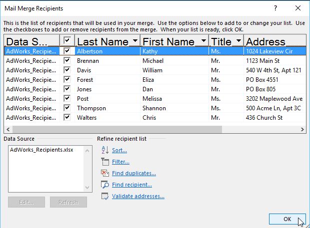 Cara Memasukan Nama Penerima dan Alamat Surat Menggunakan Mail Merge Di Microsoft Word